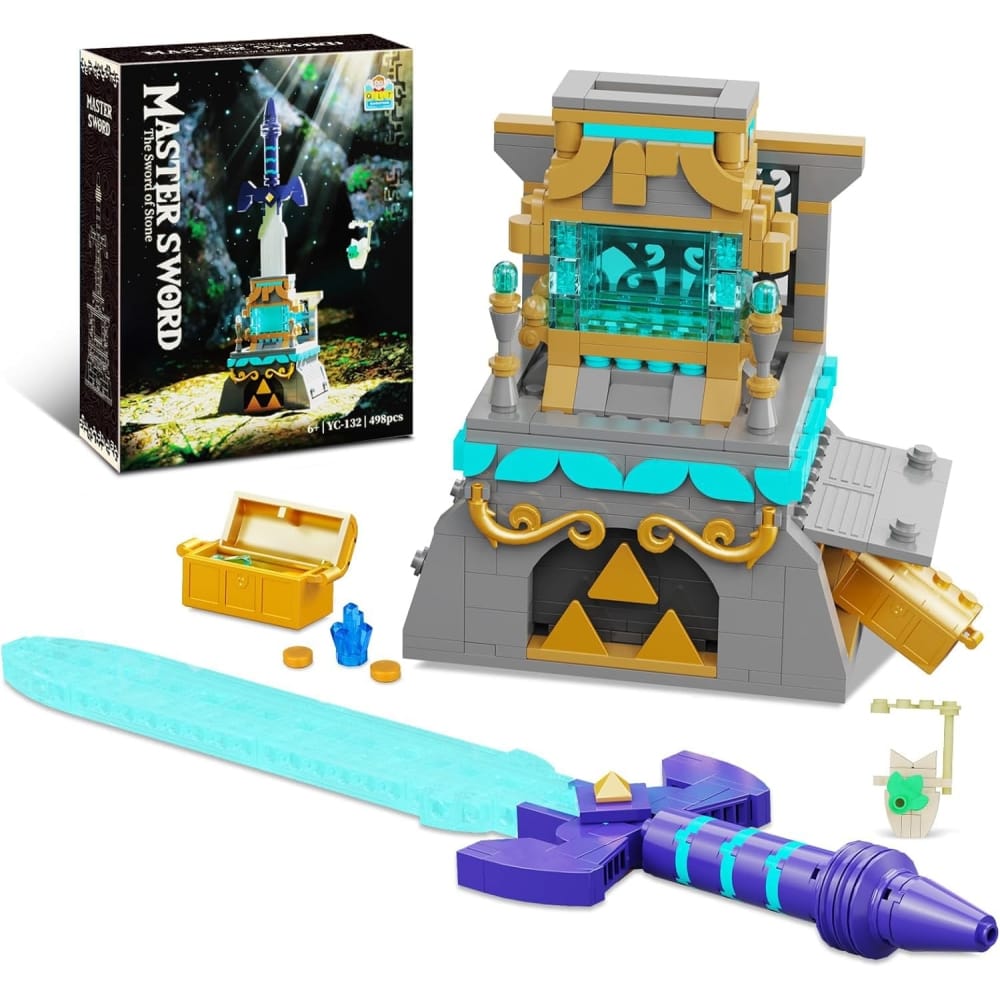 BOTW - Juego de bloques de construcción de la Espada Maestra (498 piezas)